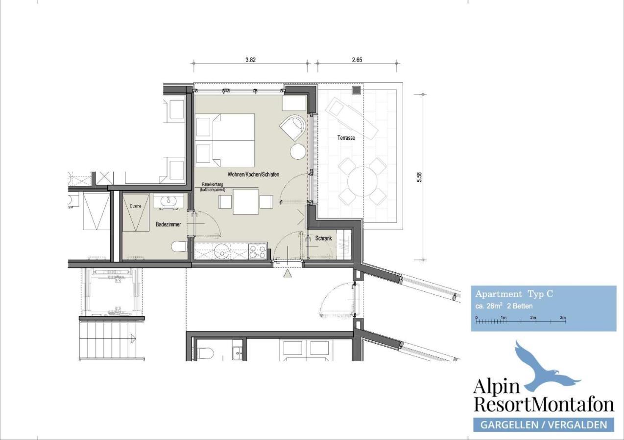 Apartment Typ C Im Alpin Resort Mo Gargellen Exterior photo
